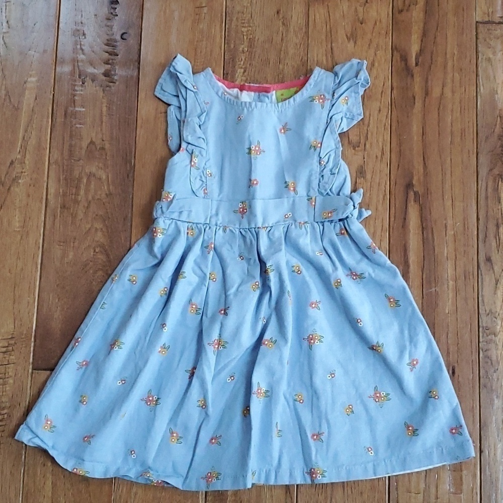 Penelope Mack ruffle sleeve cotton dress